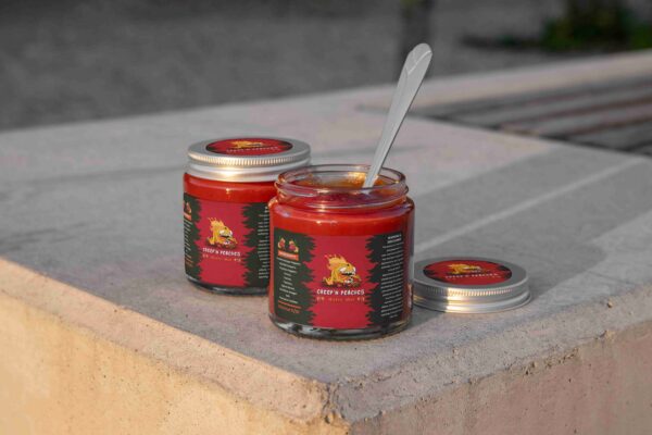 Creepin Peaches Hot sauce - Image 2